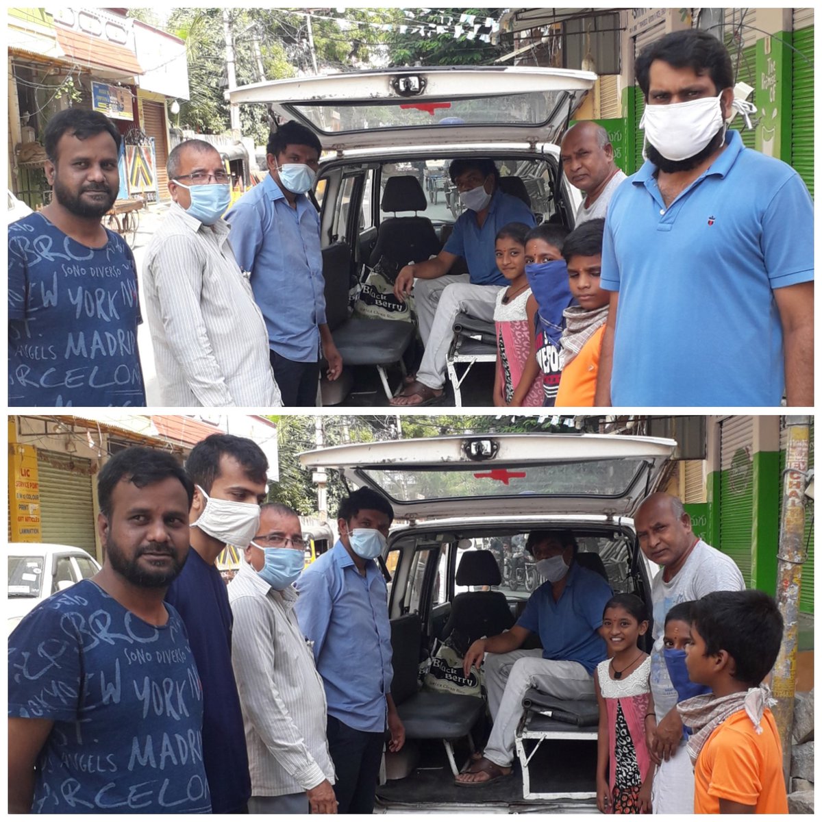 NethajiNareshK's tweet photo. Gave grocery kits to Dr.Mukteshwar rao to distribute in West maredpally, Secunderabad at Madura Nagar, Seva Bharathi office ,Ramanthapur.
Successfully running activities from 44 days.
#SevaBharathi
#FindTheNeedy
#FeedTheNeedy
#FoodToNeedy https://t.co/V9oiV1hrzX