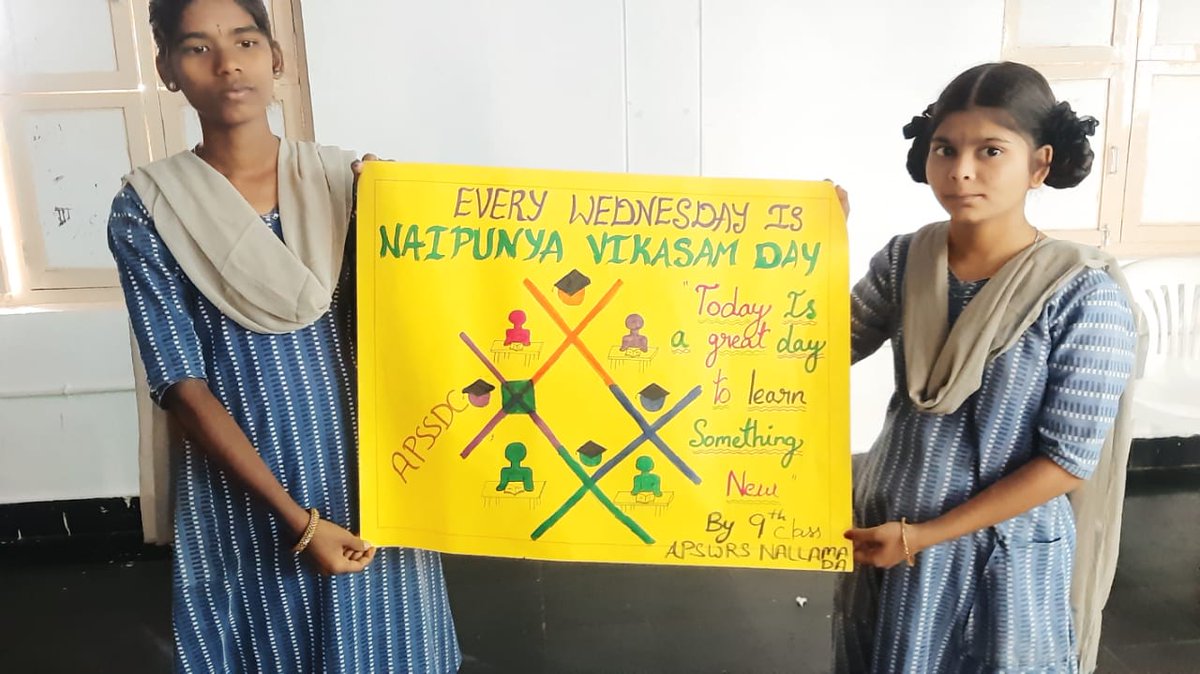 ASPIRE_English's tweet photo. Naipunya Vikasam day activities #APSWRS/NALLAMADA.anantapur.
Spellbee activities#Pronounciation#Accent https://t.co/NlQDQJos4u