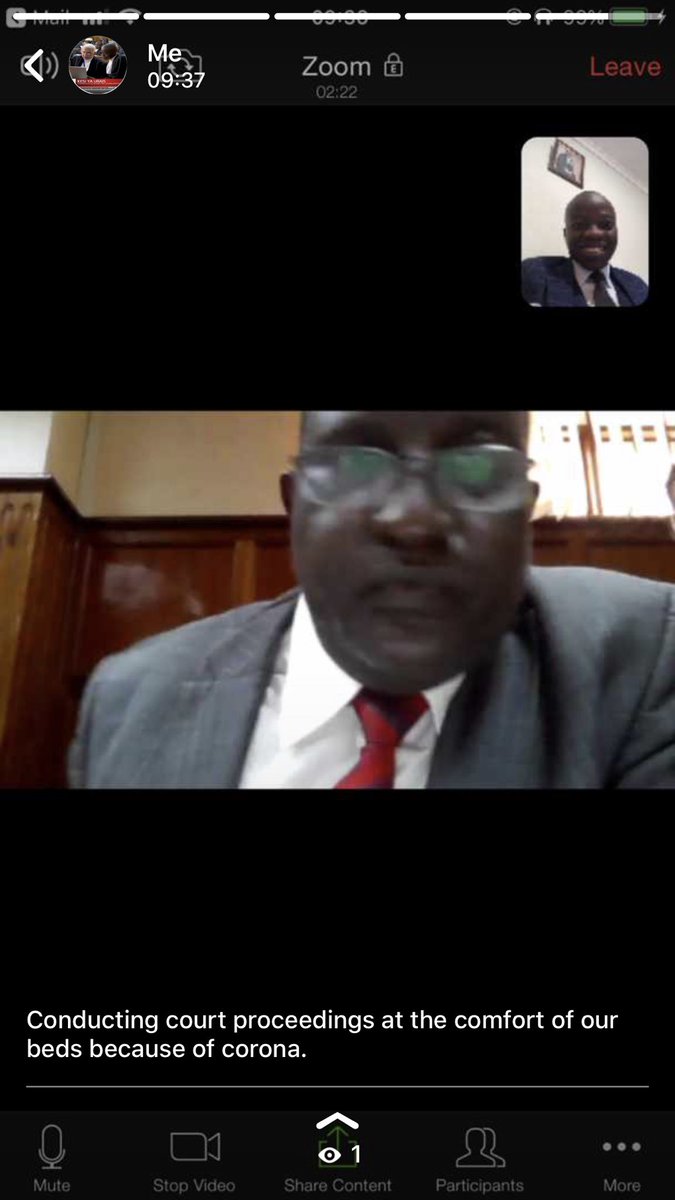 ArnoldOginga's tweet image. These online Court sessions are basically 98% us asking the Court whether they can see and hear us 🤦🏿♂️😭 it is even confusing to my neighbors. They keep hearing me shouting “My Lord can you see me?” “I can’t hear you my Lord”