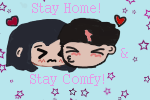 comfort_3's tweet photo. in my quarantine, i got super bored, so i thinked, why not draw @LilyPichu and Michael? so yea, sorry if its a little bit terrible my pen went missing so i had to draw with a mouse, thanks for making me comfortable in my Quarantine Lily!~ https://t.co/I3NmtcYGFr