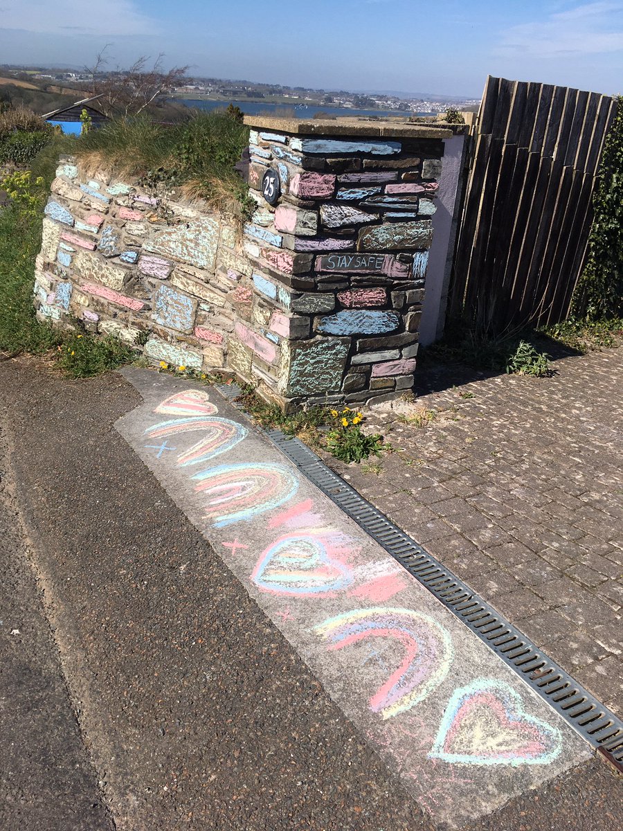 Super cycle ride (am I allowed to confess to not walking today?) #RoamSweetHome down to Cremyll &amp; back early this morning.
Sharing one of my favourite Rainbows <a href="/RamblersGB/">RamblersGB</a> spotted on a walk from home last month.