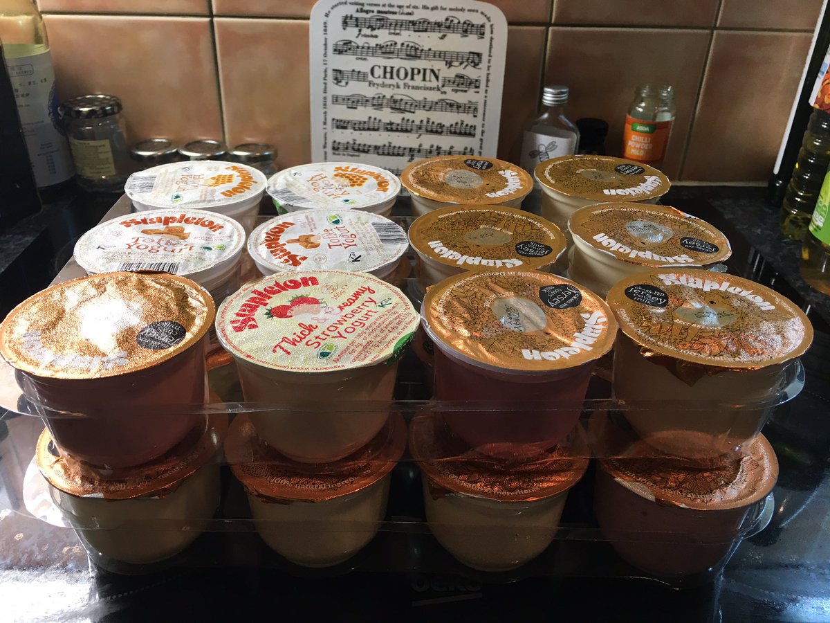PeteDuncanCrim's tweet photo. Short on yoghurts during lockdown? Support a DUNCAN family-owned dairy and get top-shelf yogs delivered to your door at: https://t.co/38RRlNp6Dl. It’s WIN WIN people!

I’ve just got mine. Thanks @StapletonYogurt https://t.co/fGitSTRSzU