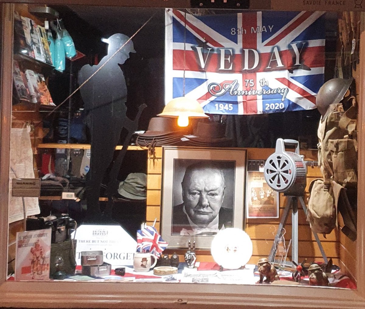 klbushcraft's tweet photo. Heres our little tribute for the approaching VE Day celebrations. https://t.co/JsfOBHsPg2