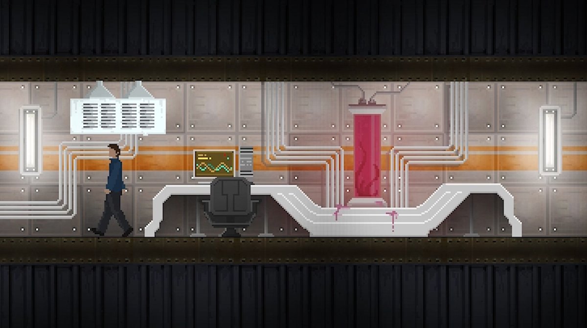 ChromaphaseOne's tweet photo. Our entry for the #AdvJam2020 is online, please have a look and tell us some feedbacks ! All the #pixelart is original https://t.co/MsvK6aikXy  #indiedev #horrorgame #construct3 https://t.co/KAI9GpGwjA