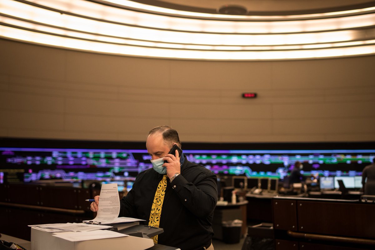 The MTA Command Center looks 😎- Appears to be circular?