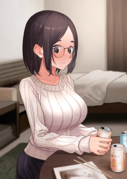 同窓会で再会して以来、いつのまにか恒例化してた幼なじみとの宅飲みだけど、今日はいつもより無言の時間が長く感じる。 