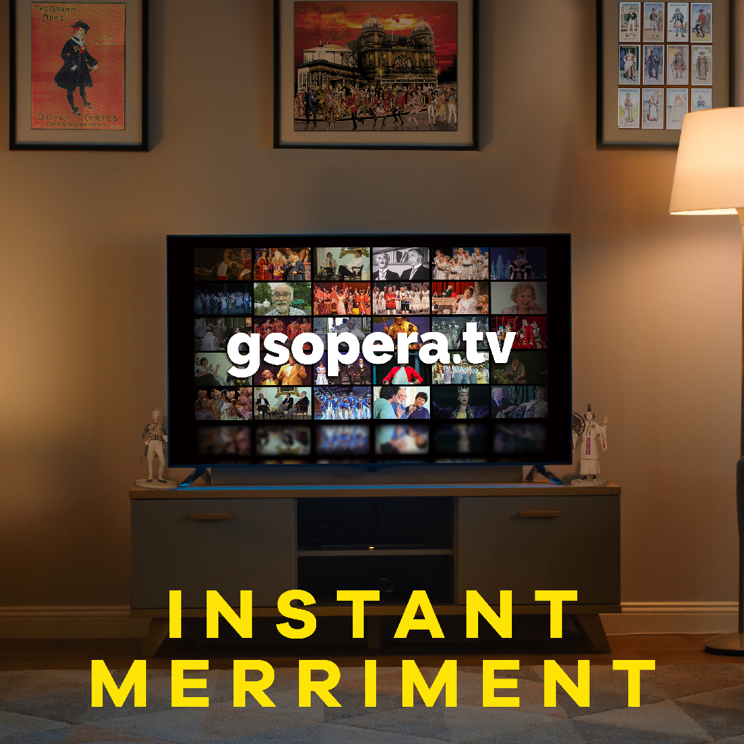 GSFestival's tweet photo. We are delighted to announce our new streaming service: https://t.co/KTiGOYzkvw - your one-stop-shop for the VERY BEST Gilbert & Sullivan in an instant! https://t.co/Znv0y8IRvD