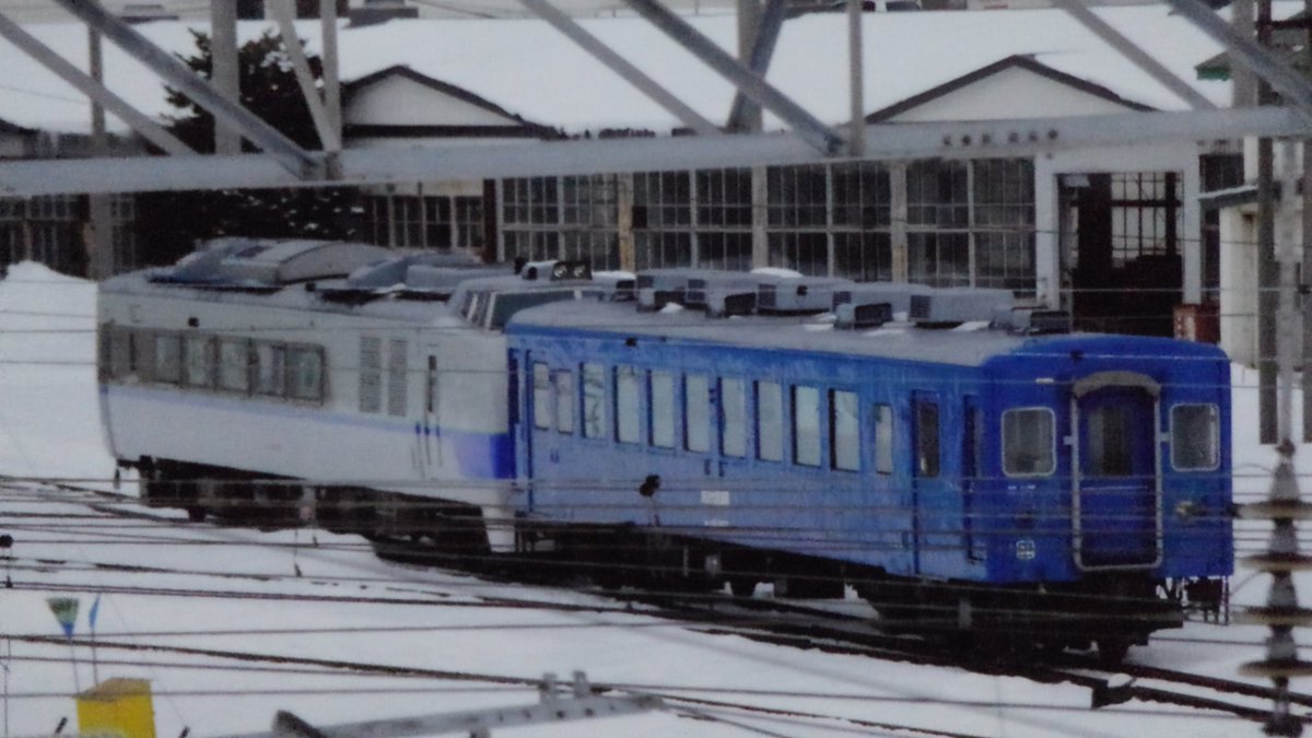 入れ換え動車 #オハフ50 #五稜郭車両所 H25-2-7 オハフ50-5007+キハ183