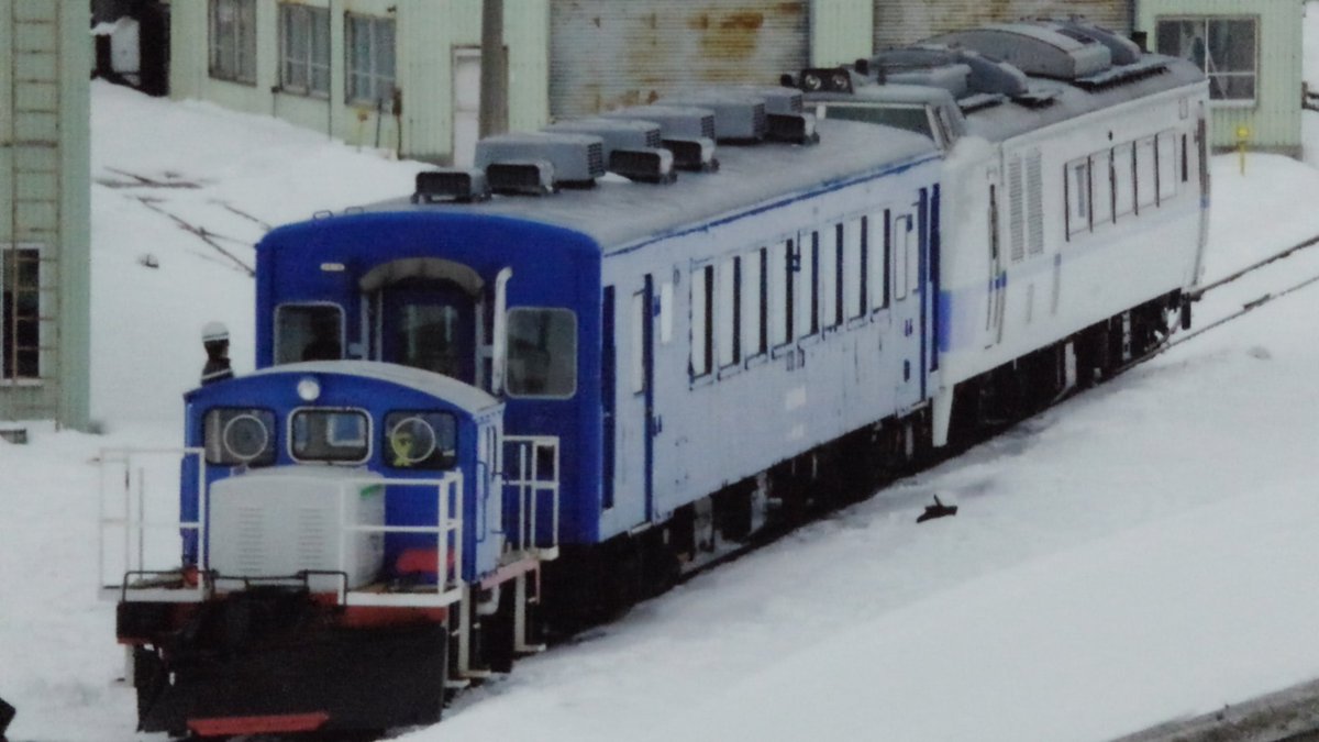 入れ換え動車 #オハフ50 #五稜郭車両所 H25-2-7 オハフ50-5007+キハ183