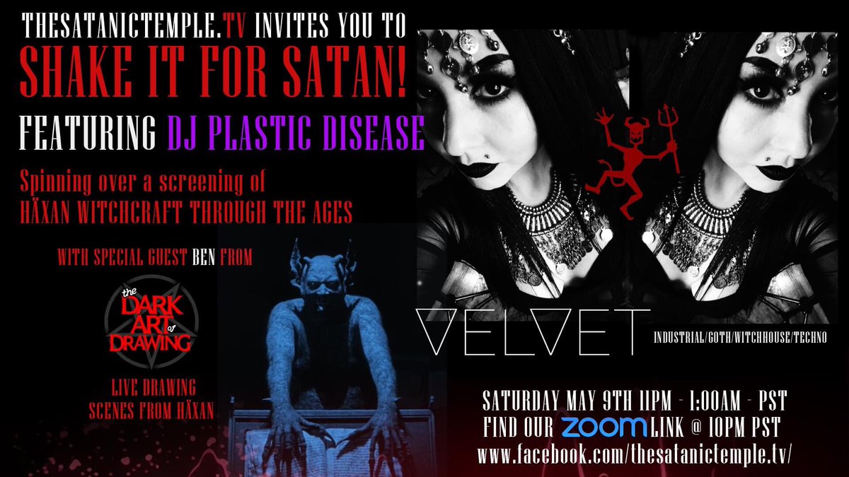 satanicnyc's tweet image. This Saturday, May 9 @ 11PM PST! Freelicious event!