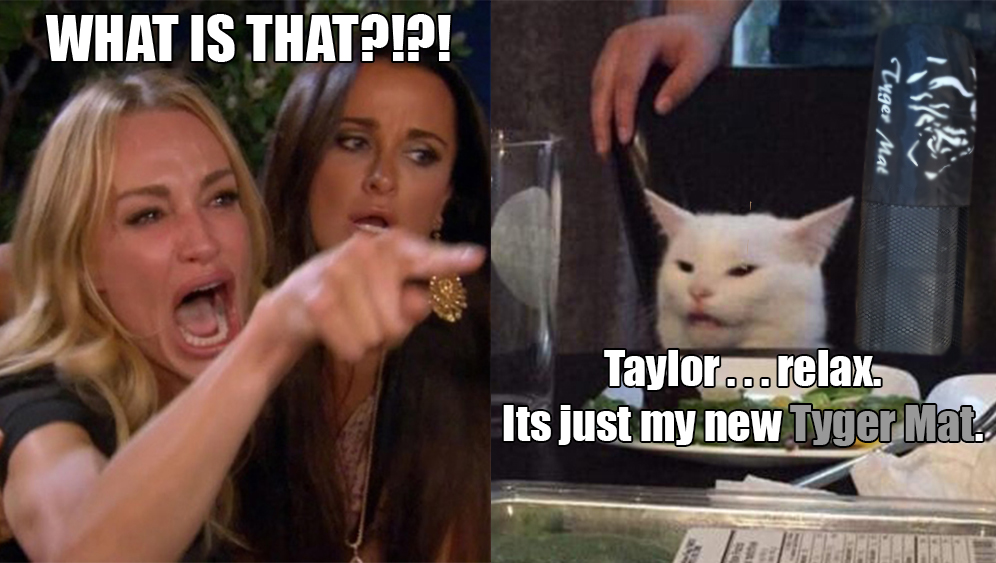 TygerMat's tweet photo. #FunFact: I didn't know the cat was a fan of #TygerMat.
#FitnessModel #CatsOfTheQuarantine #CatsOfTwitter #Caturday #memesdaily #MemeThisQuarantine #different
#ExerciseAtHome #HomeGym #FitnessGoals #WorkoutFromHome #workoutathome #MoveMoreAtHome #yogamat #ShowOffYourStripes https://t.co/lW87YnoBTc