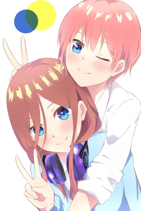 仲良し長女三女。

#五等分の花嫁 