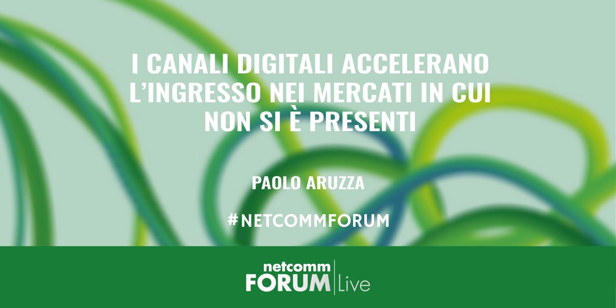 ConsNetcomm's tweet photo. I canali digitali accelerano l'ingresso nei mercati in cui non si è presenti.

@paoloarruzza di @lavazzagroup, con @giuliofinzi di @ConsNetcomm 

#NetcommForum #ConsorzioNetcomm https://t.co/ImDvL7UVx8