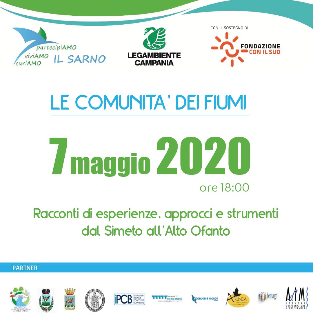 LegambienteCamp's tweet photo. Iscriviti qui per partecipare all'incontro 👇
https://t.co/hNkh5mkvCi
Workshop per uno sviluppo nel rispetto degli abitanti e degli ecosistemi fluviali dal #Simeto all'#AltoOfanto
Ostacoli e successi nella creazione di percorsi di alleanze all’interno delle comunità fluviali. https://t.co/8o7zWOaFqu