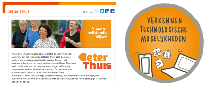 Onze nieuwsbrief is uit, met deze keer: het uitdelen van de #tasvoorthuis aan ouderen, het vormgeven van #noordoost als Beweegvriendelijke Wijk en de gloednieuwe website van <a href="/Beter_Thuis/">BeterThuis</a> met onze projecten en initiatieven. Trots! Lees het hier: mailchi.mp/7807c2e1604c/n…