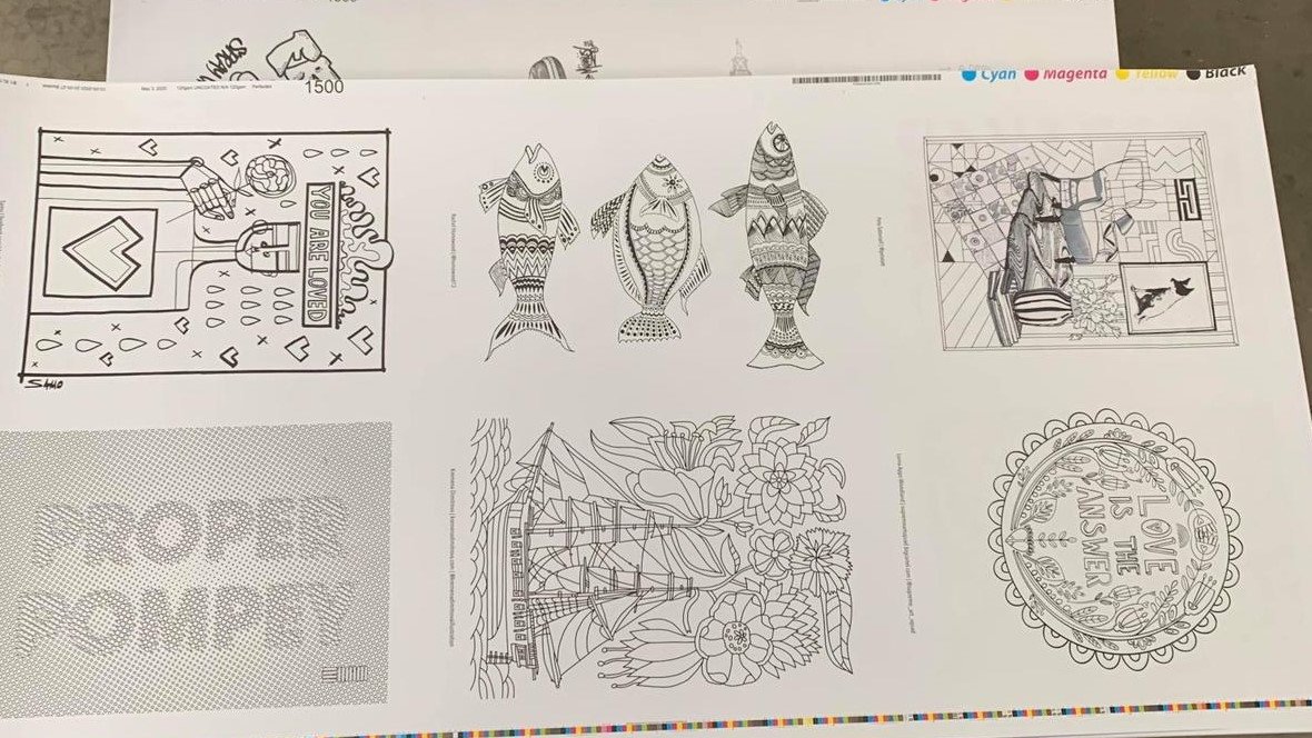 PortsCreates's tweet photo. We're super excited about our 1st lockdown project #CreateUpPompey We have created 1500 colouring books packed full of artwork from awesome local artists to be distributed in art packs across the city to those in need.
This fab book will be available for all to download soon ๐ https://t.co/OYjG1uCCjo