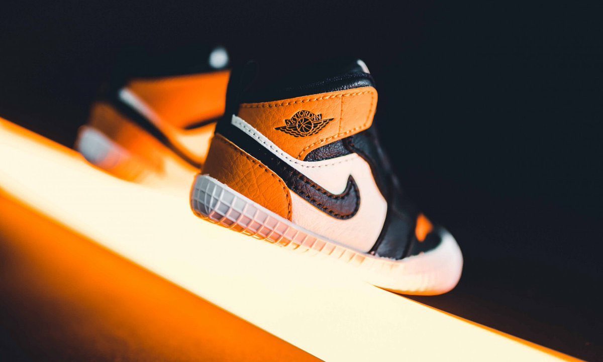 jordan 1 crib bootie orange