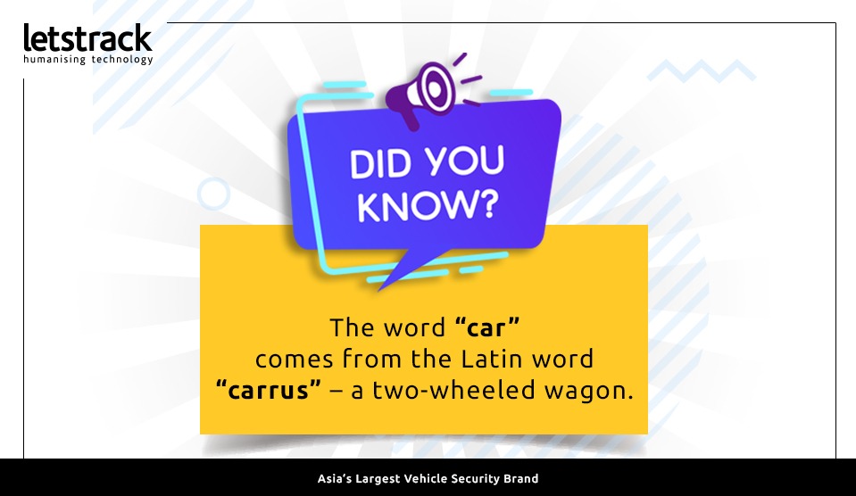LetstrackSL's tweet photo. Did You Know: How did the name "Car" has been coined?

#DidYouKnow #Car #Safety #Security #GPS #ThinkSecurityThnkLetstrack #testyourknowledge https://t.co/ZfayqZopWo
