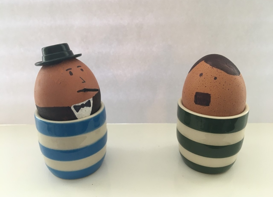 KingsHistoryOSM's tweet photo. Students have been challenged to create a historical figure on an egg, can you tell who they are? @KingsSchoolOSM https://t.co/KRuYdpV7t5