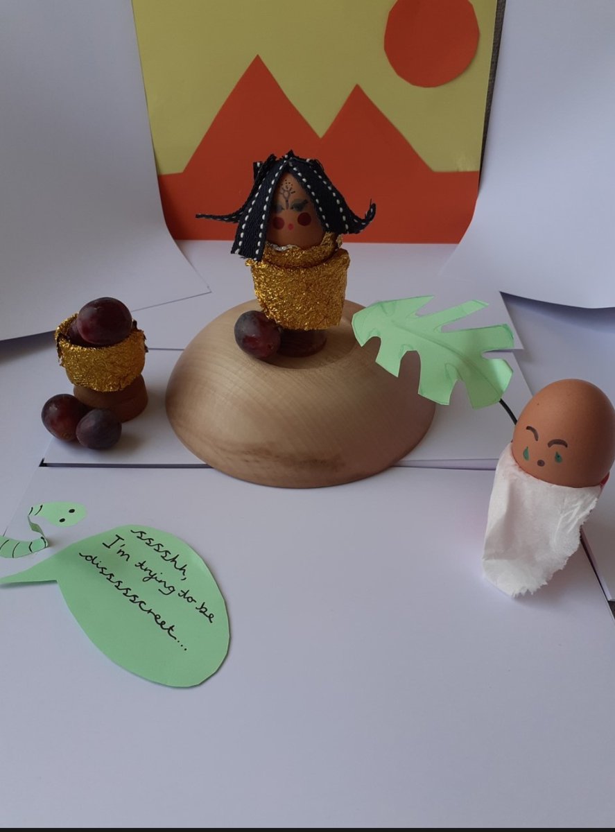 KingsHistoryOSM's tweet photo. Students have been challenged to create a historical figure on an egg, can you tell who they are? @KingsSchoolOSM https://t.co/KRuYdpV7t5