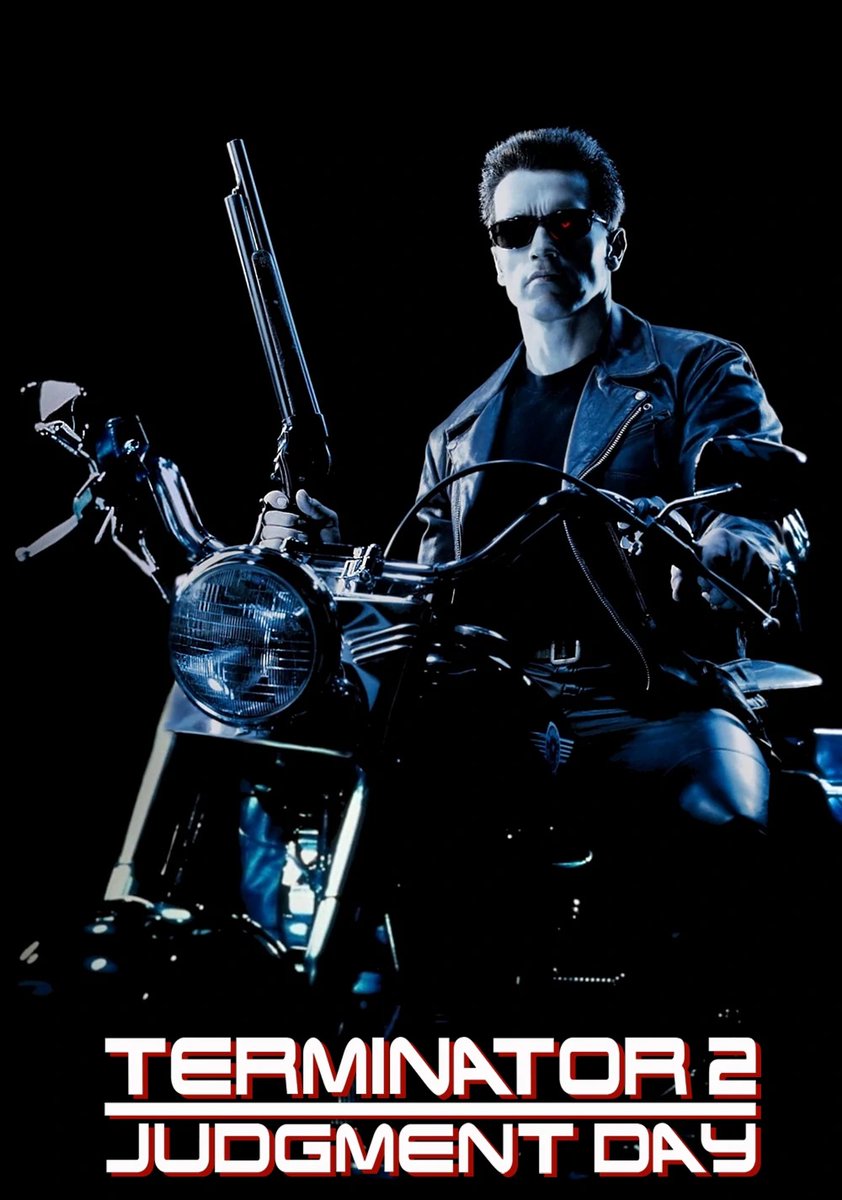 MisterDinoboy's tweet photo. Je ne sais pas vous mais pour moi, #Terminator 2 est plus #marquant que le premier parce qu'il reprend plus les codes du film d'#action et de #sciencefiction. Le premier tient plus du #thriller et a donc un #impact totalement différent sur le #spectateur que je suis! https://t.co/45gO3cQhRR