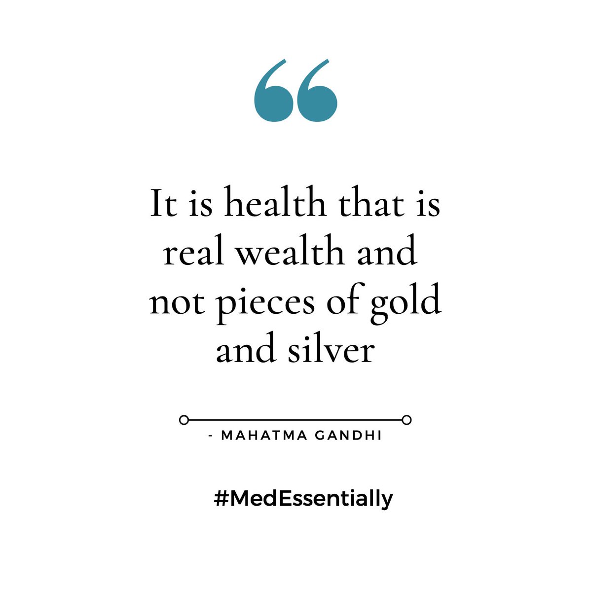 Med_Essentially's tweet photo. This saying of Mahatma Gandhi has never been more relevant than it is now. https://t.co/1ZN785Otf0
