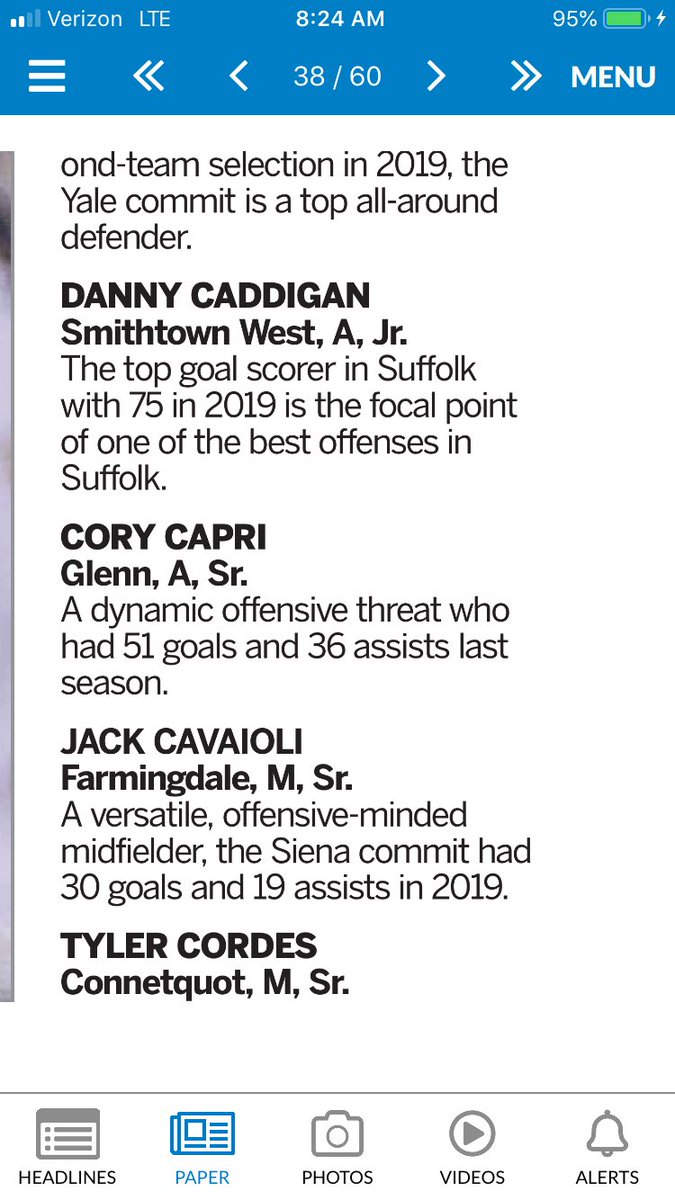 JG_Athletics's tweet photo. Cory Capri Top  100 Boys Lacrosse Players on Long Island  selected by Newsday. Congratulations Cory and the Capri Family !! https://t.co/szz4lEOSrC