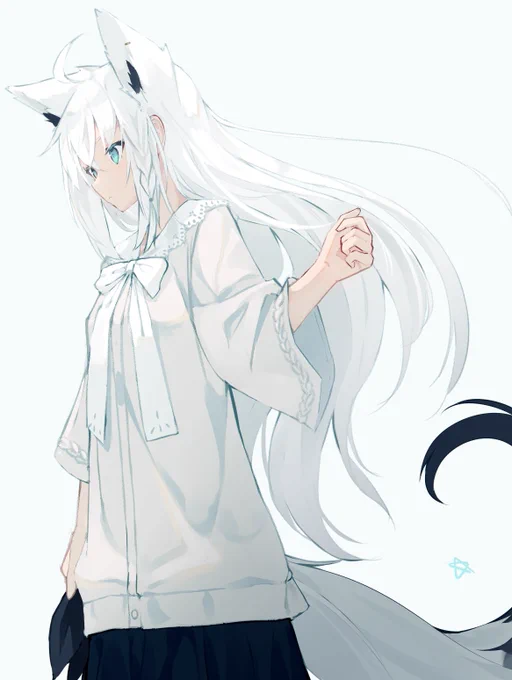 #絵フブキ しらかみロング 