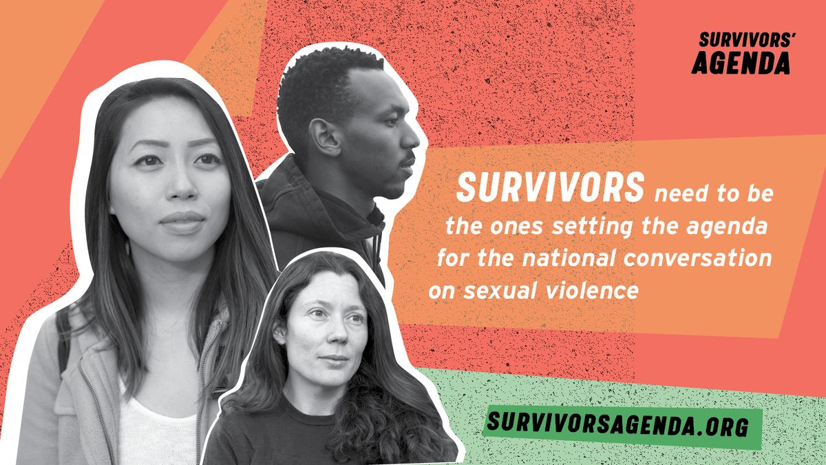 Survivor leadership is crucial at this moment as we move toward electing new political officials and push new policies and practices forward. Learn more about the #SurvivorsAgenda and its goal of advancing survivor justice across the country: SurvivorsAgenda.org