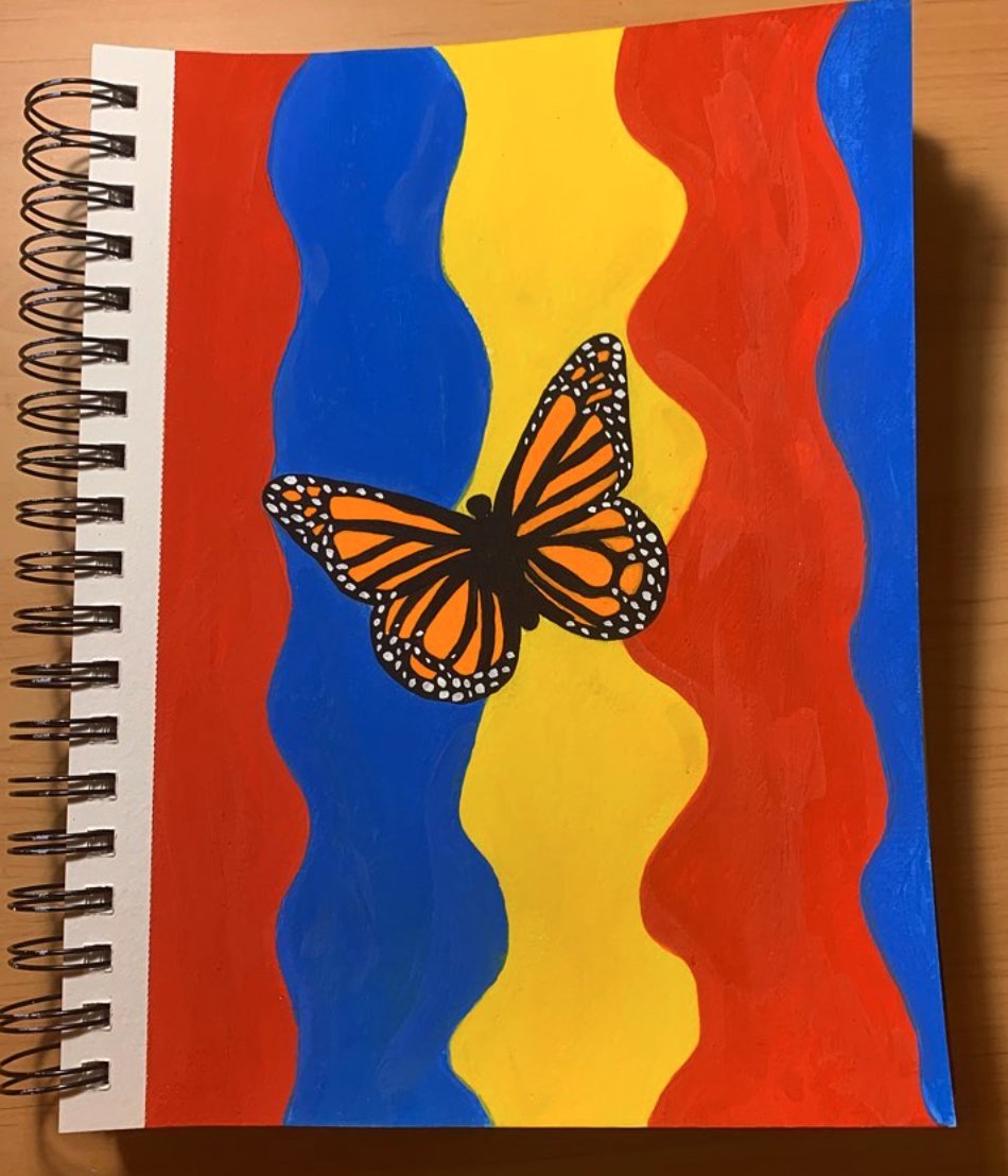 MissMulica's tweet photo. One of the most incredible part of teaching is watching your student's abilities grow through the years.  
Over the past few weeks I have received e-mails from former students. One of them shared some art pieces with me and now I am sharing them with you! #111heartathome https://t.co/USeZMci2dM
