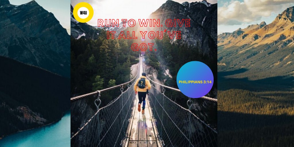 Wisdom4u3's tweet photo. "I press on toward the goal to win the prize for which God has called me heavenward in Christ Jesus." Philippians 3:14
Follow Our Page๐ @wisdom4u #God #goal #setgoal #wintheprize #JesusChrist #LordPlan #GodCall #prosper #hope #running #future #success #wordsofwisdom #bibleverse https://t.co/079OfxSxW0