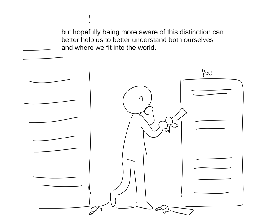 little comic about self worth from last year (2/2) 