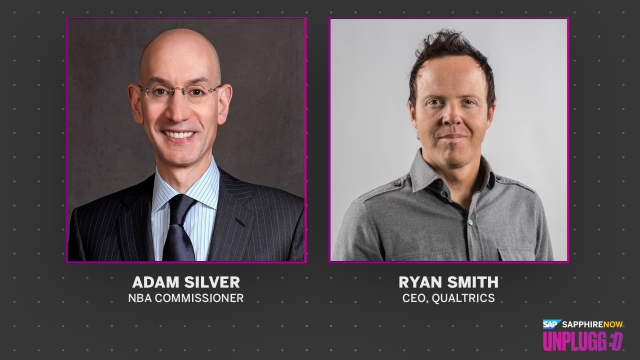 New on #SAPPHIRENOW Unplugged: Ryan Smith, Co-founder &amp; CEO Qualtrics, in conversation with Adam Silver, Commissioner of the NBA bit.ly/2SGDDlq