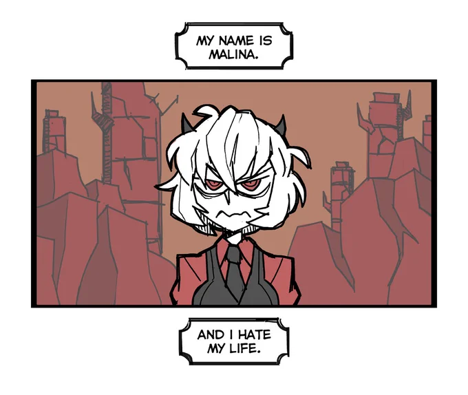 I'm drawing a trash comic. Here's the first 4 panels. To be continued. (1/5) 