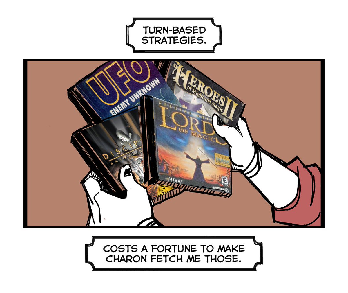 I'm drawing a trash comic. Here's the first 4 panels. To be continued. (1/5)