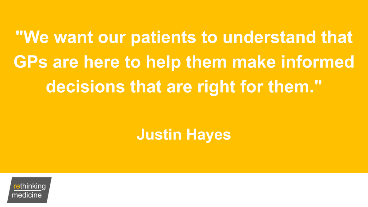 This #RethinkingMedicine blog is an especially important read for GPs. 

Justin Hayes and <a href="/AGoodDeath/">Compassion in Dying</a> show how doctors and patients can have better conversations around end-of-life care while observing social distancing/quarantine measures during Covid-19: rethinkingmedicine.co.uk/blog/getting-t…