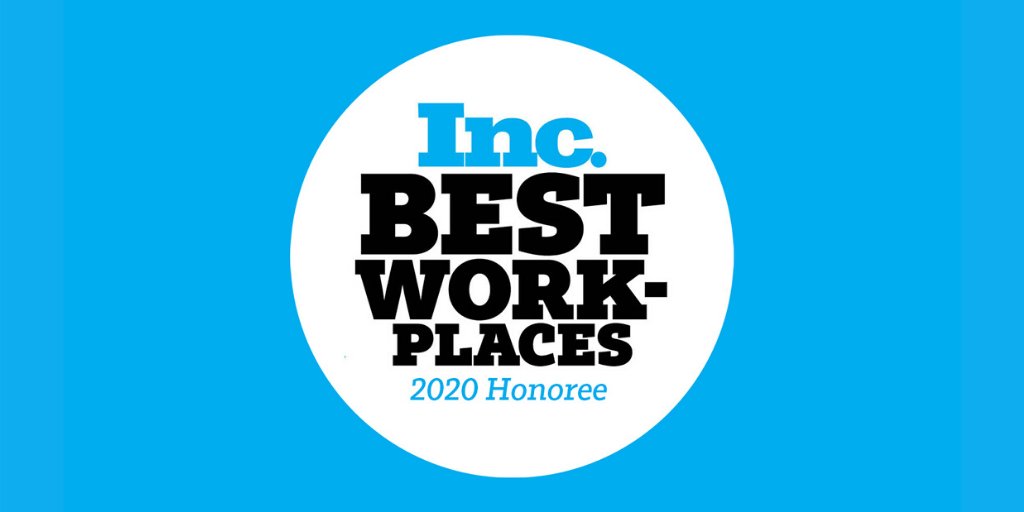 Since our humble beginnings in 2006 we've developed a unique company culture that thrives on transparency, communication, and fun. Today, we're excited to announce we've landed on <a href="/Inc/">Inc.</a>'s Best Workplaces of 2020 list! #IncBestWorkplaces

💥bit.ly/2WAWGil 💥