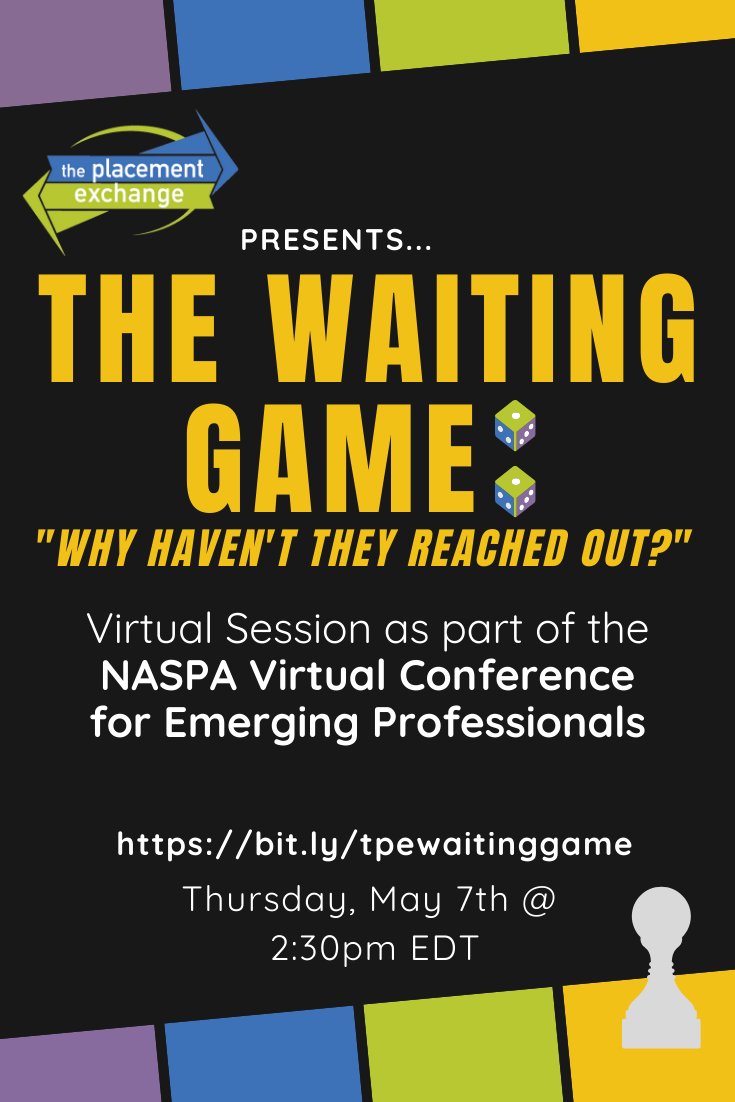 365TPE's tweet photo. It's now May and you STILL haven’t heard anything. Some of you may have heard back from employers, and that’s great! For those of you who still haven’t heard anything, we will discuss why that may be! Join us and @naspatweets tomorrow at 2:30pm EDT at https://t.co/hRJQDuMa32 https://t.co/tYKLG4emC0