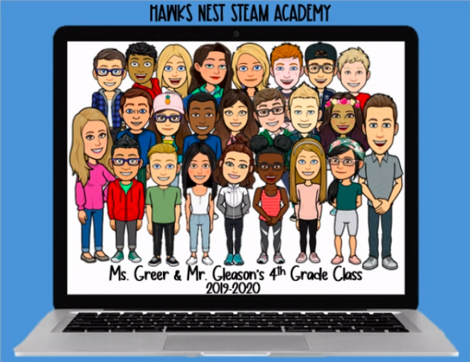 GiftedTawk's tweet photo. How to create a @Bitmoji class picture, idea from Katelin Greer. Share video tutorial w/ parents on how to create a self-moji &amp; then watch video to learn how to digitally format as a class picture. https://t.co/n4A6hcFqWf &amp; https://t.co/eHiArzftJd Thoughts on the process? https://t.co/3Y8Y5BGNet