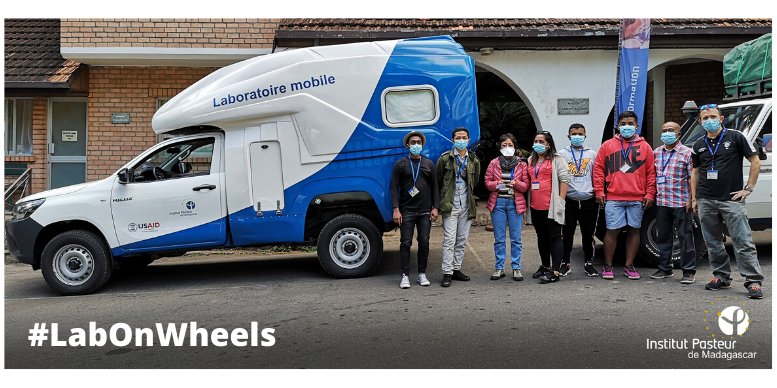 pasteurMG's tweet photo. Ho fiarahamiasa amin'ny @minsanp3, dia niainga omaly talata 5 may ny ekipan'ny Institut Pasteur de #Madagascar sy ny #LabOnWheels, avy amin'ny @USAIDMadagascar hanao ny fitiliana ny tsimokaretina #COVIDー19 any #Toamasina #labomobile #mobilelab https://t.co/SGbEQZ9XWz