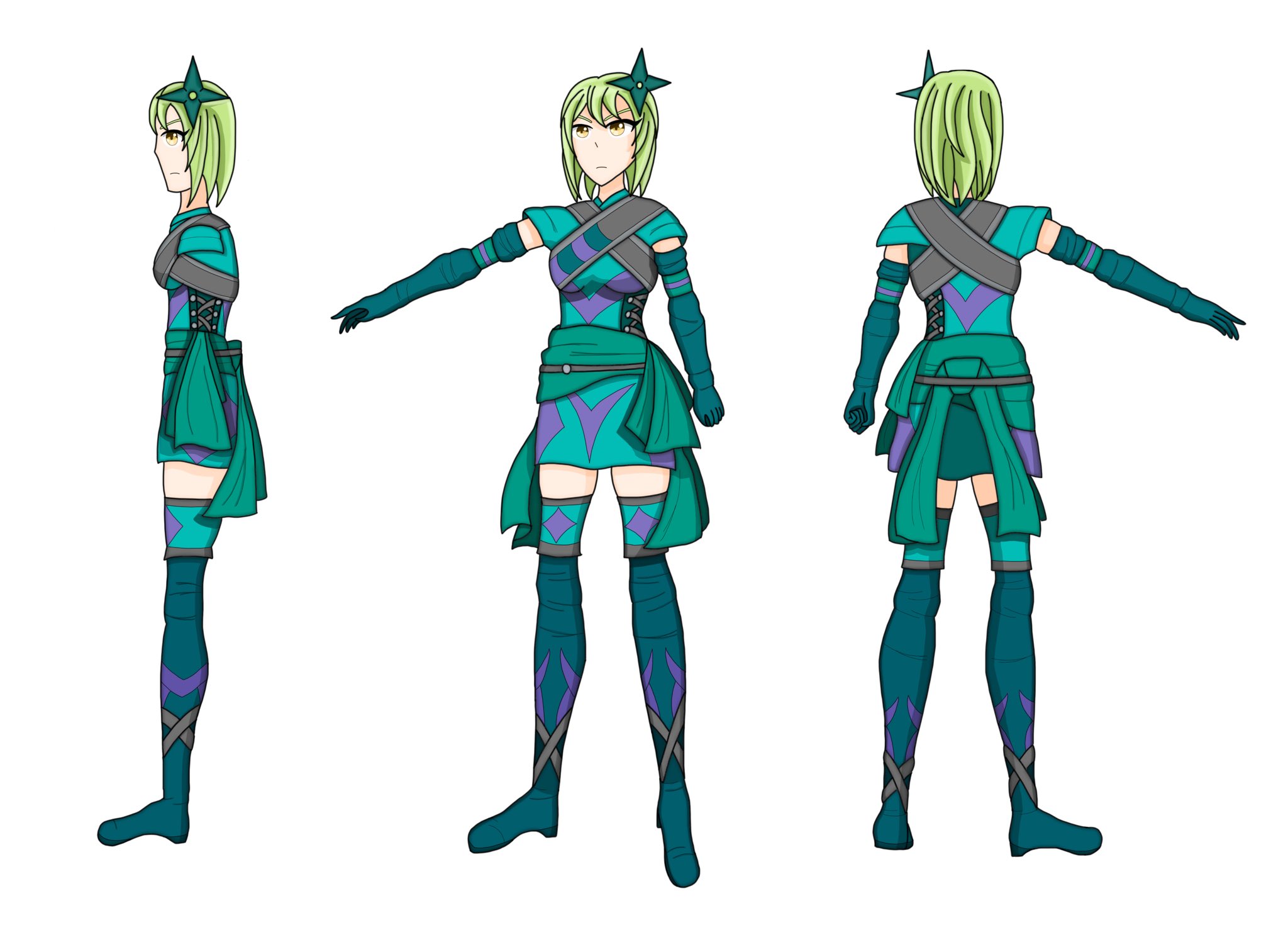 Twitter 上的 Dupk オリジナル 火属性 風属性 水属性 雷属性の各キャラデザを想定したイラストです 火属性は生真面目な男性 風属性はクールな女性 水属性は活発的な男の娘 雷属性は優等生的な女の子 T Co Xx0ptzz43y Twitter