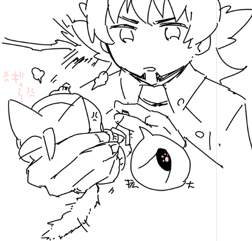に…にくきゅう… 