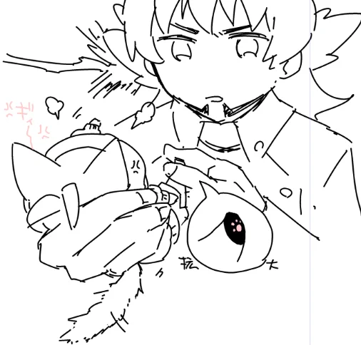 に…にくきゅう… 