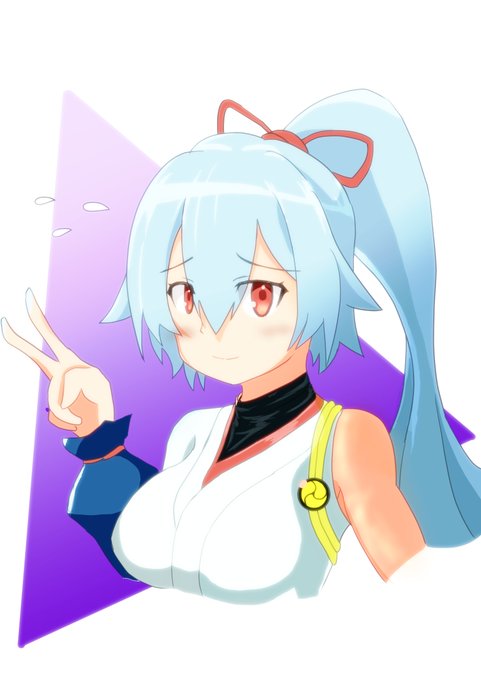 実は昨日の巴御前さんは、三ヶ月前に描いた人生初イラストのピースしている巴御前さんのリメイクを意識してたりします

#このタグを見た人は推しの初描きと現在の絵を載せる 
#画力ビフォーアフター 
三ヶ月前← →現在 