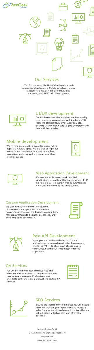 ZestGeekS's tweet photo. Just take a look at the services provided by our experts at ZestGeek Solutions. To know more just click: https://t.co/KI8AJAWBDI 
#reactnative #javascript #reactjs #webdeveloper #webdevelopment #digitalmarketing #flutter #wordpressplugindevelopment #seo #zestgeek https://t.co/P06Fn4mRYn