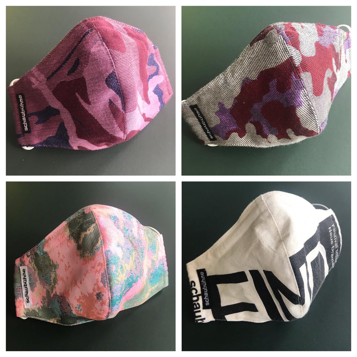 Ab heute ist unser Webshop wieder für Euch geöffnet! Unsere Schneiderei war in den letzten Tagen fleißig am Werk und hat die Stoffbeutel unseres abgesagten FIND-Festivals in tolle individuelle Gesichtsmasken verwandelt! Daneben gibt es drei Camouflage-Modelle aus Kostümstoffen...