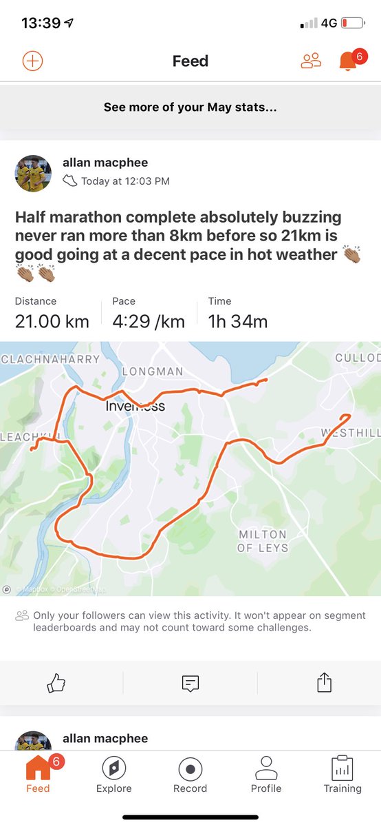 Buzzing with the half marathon today 🤪👏🏽 some time for my first one too 🎉