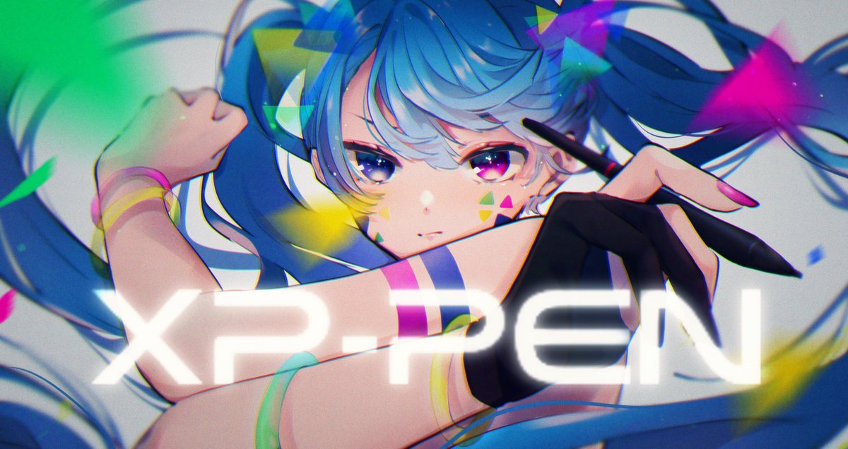 初音ミク 「XP-pen様【@XpJapan 】からartist12 Proのご提供をいただ」|らぎのイラスト