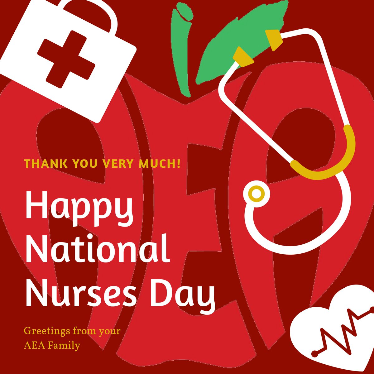 Thank you to our amazing Amherst Nurses and AEA Members! We greatly appreciate you today and always!