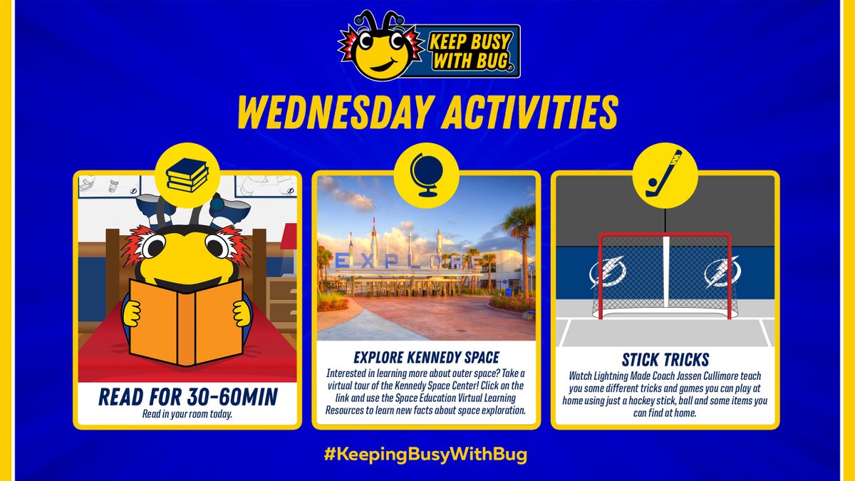 ThunderBugTBL's tweet photo. It's Wednesday, which means you deserve a new field trip experience! This time you can take a trip to the Kennedy Space Center 🚀🛰️ >:) #KeepingBusyWithBug

https://t.co/MoXJx0UpbM

https://t.co/5DoPzkLz0k https://t.co/FEm9cXLQpl